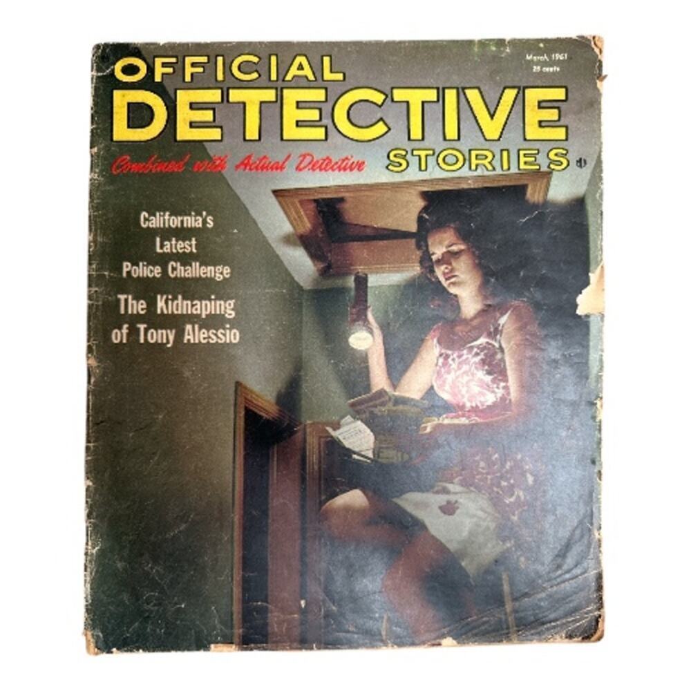 Official Detective Stories California Latest Police Challenge Mar 1961 Magazine